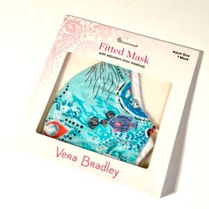 Vera Bradley Adult Fitted Cloth Face Mask in Retired Antilles Treasure Pattern